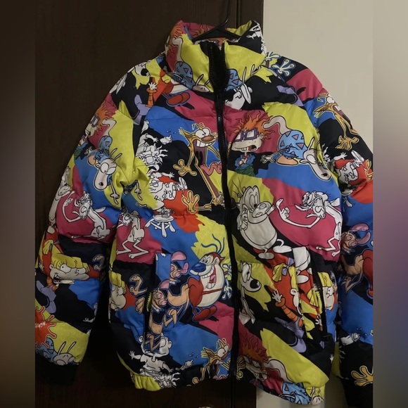 Nickelodeon Jackets & Coats Mens Nickelodeon Squad Multicolor